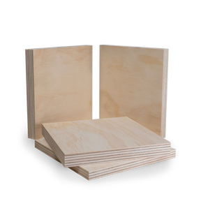 Plywood square pieces set